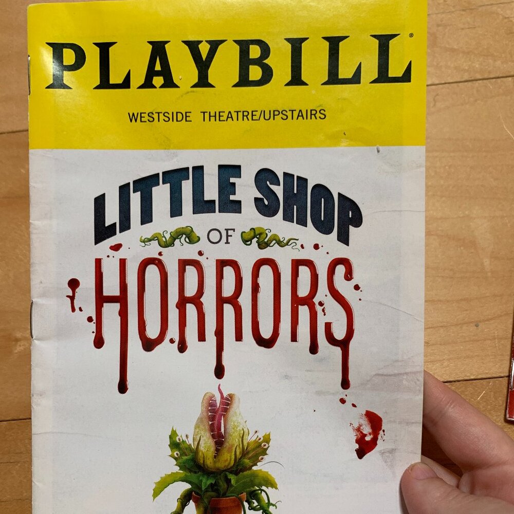 Little Shop of Horrors Playbill January 2020